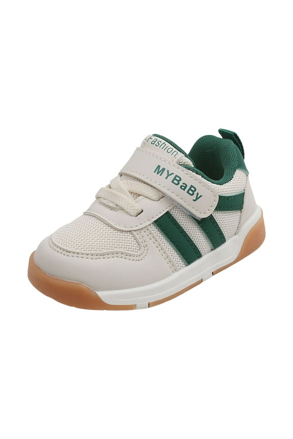 Boy Shoes Boy Running Shoes Lightweight Breathable Sport Sneakers for Boys (Little kid/Big kid)(Green,5.5)