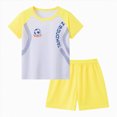 thumbnail image 1 of Leey-World Boys Outfit Sets Size 5t Boys 2 Piece Athletic Outfits Short Sleeve Sport T-shirt and Shorts Summer Casual Clothes for 6-12 Years Boys Summer Outfits(Yellow,3-4 Years), 1 of 4