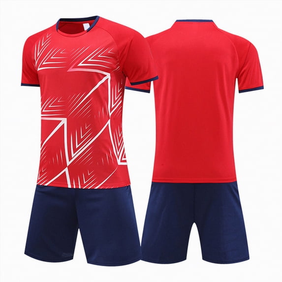Leey-World Boys Outfit Sets Size 6 Boys 2 Piece Athletic Outfits Short Sleeve Sport T-shirt and Shorts Summer Casual Clothes for 6-12 Years Boys Outfit Sets Size 7-8(J,5-6 Years)