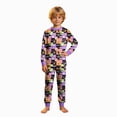 thumbnail image 1 of Leey-World Boys Pajamas Halloween Pajamas Toddler Boys Girls Pajama Set 2-Piece Long Sleeve Tee and Pants Kids Fall Clothes Sleepwear Pj Set, 1 of 9