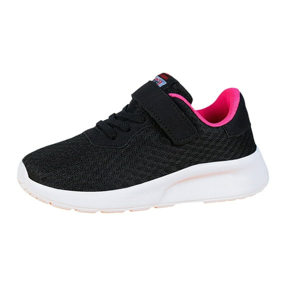 Leey-World Boys' Walking Shoes Baby Boys Girls High Top Sneaker Sneakers Soft Anti-Slip Sole for First Walkers Baby Boy Slip-On Sneakers Toddler Shoes Hot Pink,3.5