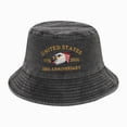 thumbnail image 1 of Leey-World Bucket Apparel Hat Retired Air Force Embroidery Cotton Hats for Men & Women,Black, 1 of 6