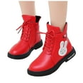 thumbnail image 1 of Leey-World Cowboy Boots for Boys Girls Western Square Toe Cowgirl Boots Mid Calf Riding Shoes (Toddler/Little Kid/Big Kid) Cowgirl Boots Women Red,1.5, 1 of 9