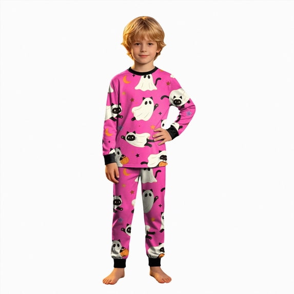 Leey-World Fall Pajamas Baby Boys Girls Pajama Sets Toddler Long Sleeve Sleepwear Sets Rayon from Bamboo Pajamas Sets