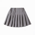 thumbnail image 1 of Leey-World Girl Skirt Casual Mini Flare Plain Tennis Skirt Stretch Waist Skater Uniform Pleated Skirt for Girls(GY1,5-6 Years), 1 of 4