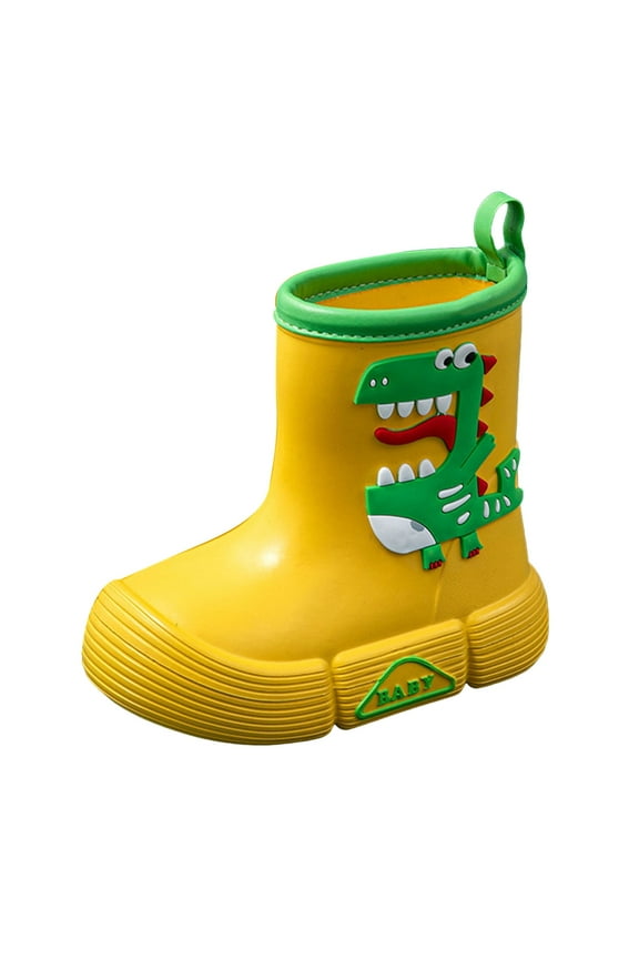 Girls Cowboy Boots Girls Ankle Boots for Toddler/Little Kids - Brown, Suede, Zipper, Low-Top, Flat Heel, Casual Yellow,9