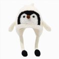 thumbnail image 1 of Leey-World Girls Penguin Knit Hat Boys Cartoon Warm Fuzzy Beanie Winter Fleece Lining Cap with Ear for Toddler Baby Boys and Girls, 1 of 9