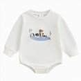 thumbnail image 1 of Leey-World Infant Baby Girl Boy Clothes Baby Boy Sweatshirt Bubble Romper Long Sleeve Bodysuit Fall Outfit, 1 of 4