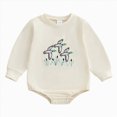 thumbnail image 1 of Leey-World Infant Baby Girl Boy Clothes Baby Boy Sweatshirt Bubble Romper Long Sleeve Bodysuit Fall Outfit, 1 of 4