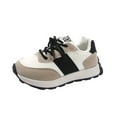 thumbnail image 1 of Leey-World Kids Shoes Girls Girls' Running Shoes Comfort Leather Casual School Shoes Athletic Sneakers for Girls(Little kid/Big kid)(Black,11.5), 1 of 6
