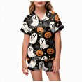 thumbnail image 1 of Leey-World Little Girl Pajamas Girls Pajamas Set Soft Short Sleeve Sleepwear Button-Down Pjs Set Girls Pajamas Nightwear Loungewear Pjs for Girls 2T 3T 4T 5T 6T 7T 8T, 1 of 5