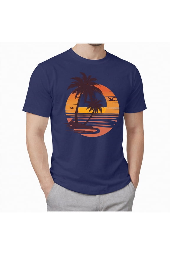 Men T Shirt Men's Cotton T-Shirts Oversized Unisex Tshirt Short Sleeve Casual Loose Fit Tee Vintage Streetwear Washed Top(Navy,2XL)