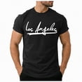 thumbnail image 1 of Leey-World Men's Cotton T-Shirts Oversized Shirt Short Sleeves Streetwear Loose Fit Summer Tee Tops Washed Basic Unisex Shirts Mens Tshirts(Black,M), 1 of 8