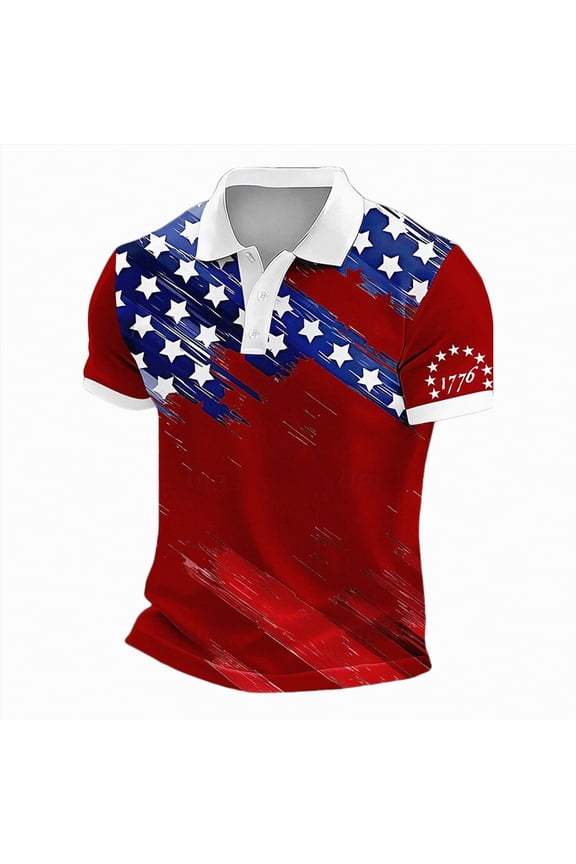 Mens Fourth Of July Shirt 250th Anniversary Shirt Vintage American Flag Independence Day 250 Anniversary Shirt(Brick Red,L)