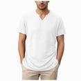 thumbnail image 1 of Leey-World Mens Originals Lightweight T-Shirt, Crewneck T-Shirts for Men, Tri-Blend Tee, Tall Sizes Men's T-Shirts(White,S), 1 of 5
