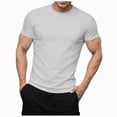 thumbnail image 1 of Leey-World Mens Tshirt Mens T-Shirts Short Sleeve UPF 80+ Sun Protection Lightweight Moisture Wicking Casual Crew Neck Basic Tees(White,M), 1 of 9