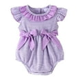 thumbnail image 1 of Leey-World Newborn Onesies Girl Baby Cotton Sleeveless Bodysuits Newborn Onesies Girl(Purple,6-12 Months), 1 of 5