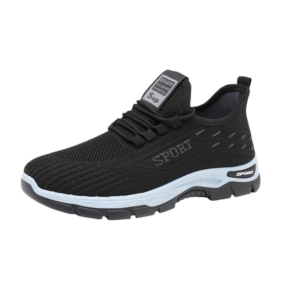 Leey-World Non Slip Work Shoes Women Slip on Sneakers Women Women's Fashion Sneaker-Wide Width Available Orthopedic Shoes for Women(Black,8.5)