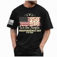 thumbnail image 1 of Leey-World Patriotic Shirts for Men Eagle and Flag 250 Years 1776-2026 250th Birthday T-Shirt(Black,L), 1 of 5