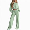 thumbnail image 1 of Leey-World Petite Lounge Sets for Women Ladies' Outfit Women 2 Piece Outfits Sweatsuit Sweatshirt Jogger Sweatpants Tracksuit Lounge Set Clothes, 1 of 7