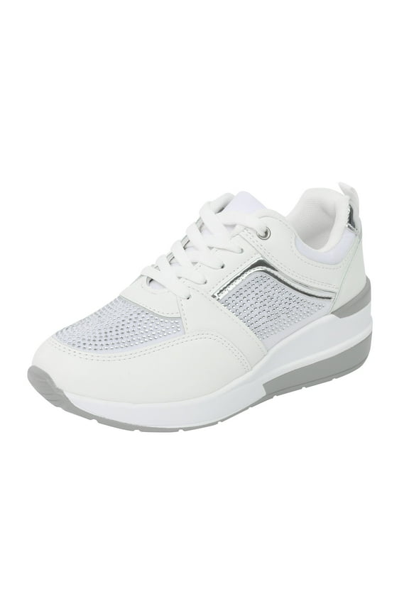 Shoes for Women Women's Cute Sneaker – Memory Foam, Flexible Outsole, Lightweight Shoes Walking Shoes Women(White,6.5)
