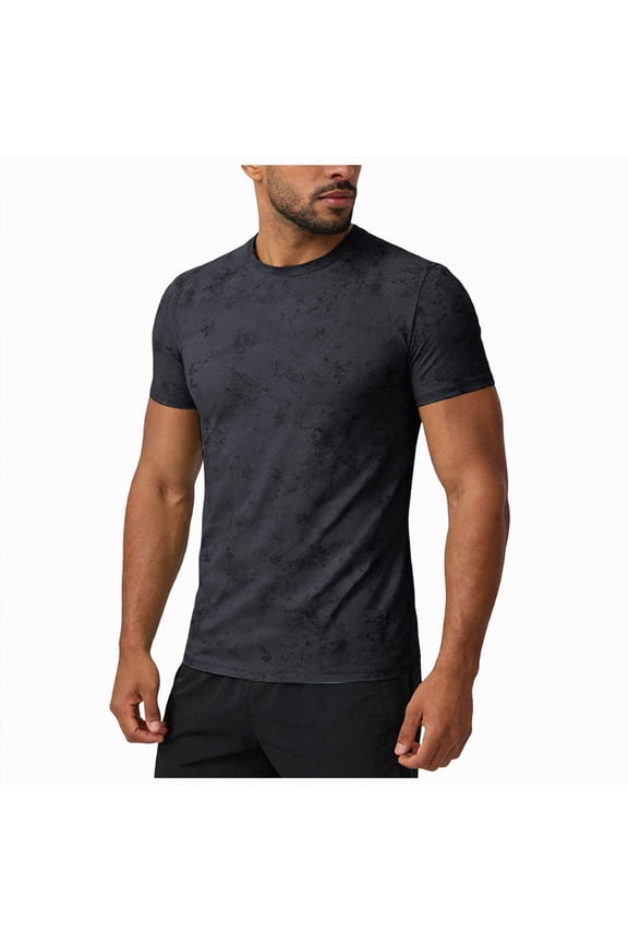 T Shirt for Men Mens Bamboo Viscose T Shirt Ultra Soft Plain Tshirts for Men Cooling Crew Neck Casual Basic Tee Shirt Undershirt(Black,M)