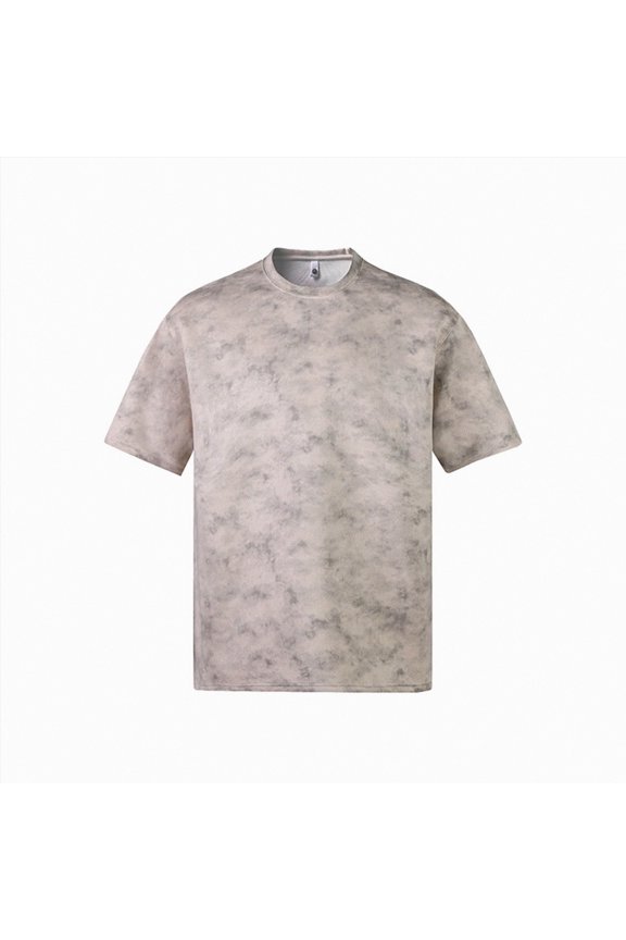 T Shirts for Man Men's T Shirts Short Sleeve Casual V Neck T-Shirt Soft Notch Neck Tee Classic Plain Shirts(Beige,5XL)