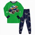 thumbnail image 1 of Leey-World Toddler Baby Boy Fall Winter Clothes 2T 3T 4T 5T Boys Outfit Long Sleeve Tops + Pants Set Boys Clothes, 1 of 9