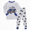 thumbnail image 1 of Leey-World Toddler Boy Fall Winter Outfits 3T 4T 5T 6T 7T 8T Sweatshirt Pullover Top Jogger Pants 2Pcs Toddler Boy Clothes Boys Fall Winter Clothes, 1 of 9