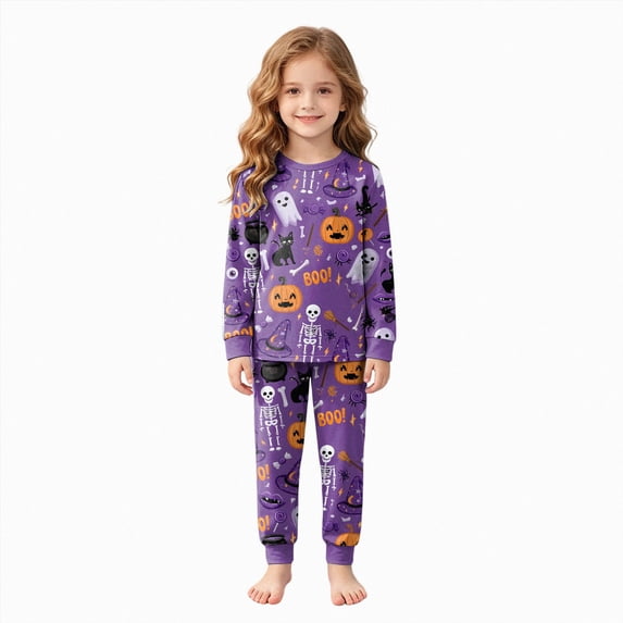 Leey-World Toddler Boys Pajamas 3t Toddler Pajamas, Two-Piece Long Sleeve Pajama Set Toddler Sleepers Loungewear Long sleeve Pjs for Girls 6 9 12 18 24 Months 2T 3T 4T