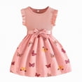thumbnail image 1 of Leey-World Toddler Girl Tulle Dress Summer Ruffle Sleeveless Baby Girl Fashion Casual Dresses 1-6Y(Pink,4-5 Years), 1 of 7