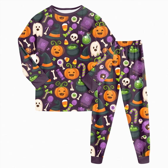 Leey-World Toddler Halloween Pajamas Boy Baby Pajama Sets, Snug Fit & Cool-Touch Pjs for Baby Girl Boy Toddler Kid, Ultra-Soft Sleeper Sleepwear