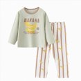 thumbnail image 1 of Leey-World Toddler Pajamas 1t 2t 3t 4t 5t 6t Baby Boy Girl Blue Ribbed Clothes Set 2Pcs Infant Long Sleeve Top and Pants Bear Patch Clothing Outfits(Light Green,2-3 Years), 1 of 4