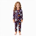 thumbnail image 1 of Leey-World Toddler Pajamas Toddler Boys Girls Pajamas Snug Fit Halloween Graphic Long Sleeve Top and Pants 2 Piece Pjs Set, 1 of 9