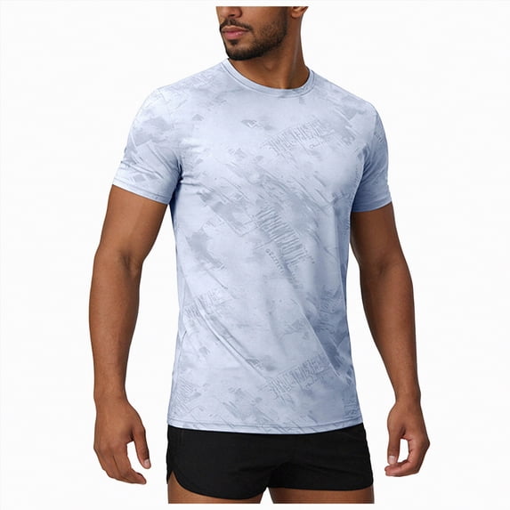Leey-World Tshirt for Men Men's Cotton T-Shirts Oversized Unisex Tshirt Short Sleeve Casual Loose Fit Tee Vintage Streetwear Washed Top(White,L)