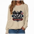 thumbnail image 1 of Leey-World Vintage 250 Years 1776-2026 250th Birthday 4th July T-Shirt 4th Of July Shirt(Beige,M), 1 of 9