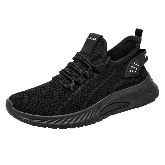 Leey-World Women Shoes Casual Slip on Sneakers Women Women's Fashion Sneaker-Wide Width Available Wide Toe Box Shoes Women(Black,8)