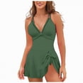 thumbnail image 1 of Leey-World Womens Cutout One Piece Swimsuit with Ring Linked Sexy Monokini Bathing Suit for Beach Vacation One Piece Swimsuit Women(AG,M), 1 of 9