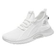 thumbnail image 1 of Leey-World Womens Golf Shoes Slip on Sneakers Women Women's Fashion Sneaker-Wide Width Available Womens Hiking Shoes(White,7.5), 1 of 6