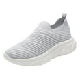 thumbnail image 1 of Leey-World Womens Hiking Shoes Slip on Sneakers Women Women's Fashion Sneaker-Wide Width Available Womens Golf Shoes(Grey,9), 1 of 9