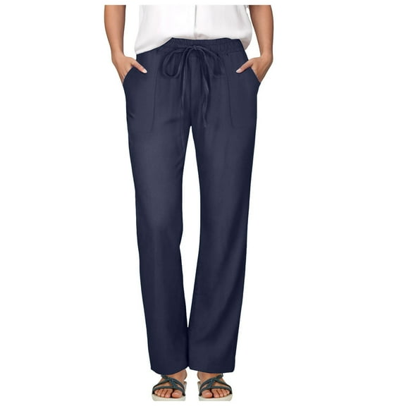 Leey-World Womens Lined Sweatpants Wide Straight Leg Pants Bottom Sweatpants Joggers Pants Workout High Waisted Yoga Pants With Pockets Black,2XL