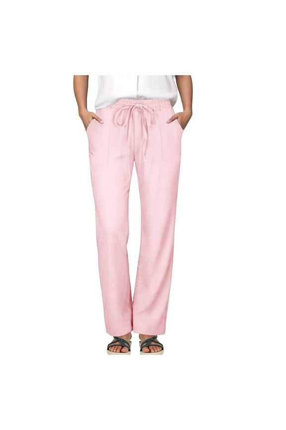 Womens Lined Sweatpants Wide Straight Leg Pants Bottom Sweatpants Joggers Pants Workout High Waisted Yoga Pants With Pockets Black,M