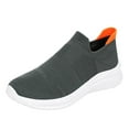 thumbnail image 1 of Leey-World Womens Shoes Women's Platform Casual Lace-Up Sneakers, Medium Width Womens Hiking Shoes(Grey,7), 1 of 4