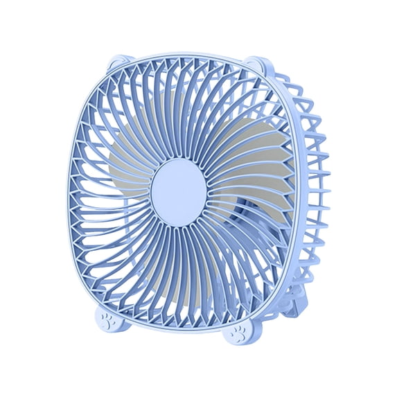 Leeye 3-in-1 Versatile Desk Fan Plug in Wall Mountable Hanging Table Fan with Adjustable Angle for Home Office Bedroom, Blue, 7.87x7.87x3.54in