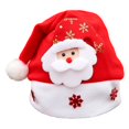 thumbnail image 1 of Leeye 3D Christmas Hats Santa Reindeer Bear Snowman Xmas Party Hat Holiday for Adult 40cm 1pc, 1 of 5