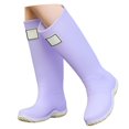 thumbnail image 1 of Leeye 44 Size Purple Casual Rain Boots Long Non Toe Wet Weather Shine for Outdoor Water Indoor, 1 of 8