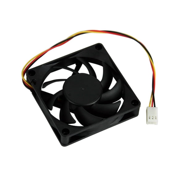 Leeye 70mm PC Fan, 70x70x15mm Computer Case Fan, 3-Pin 12V Quiet Cooling Fan with 9 Blades for CPU Radiator, 0.09lb