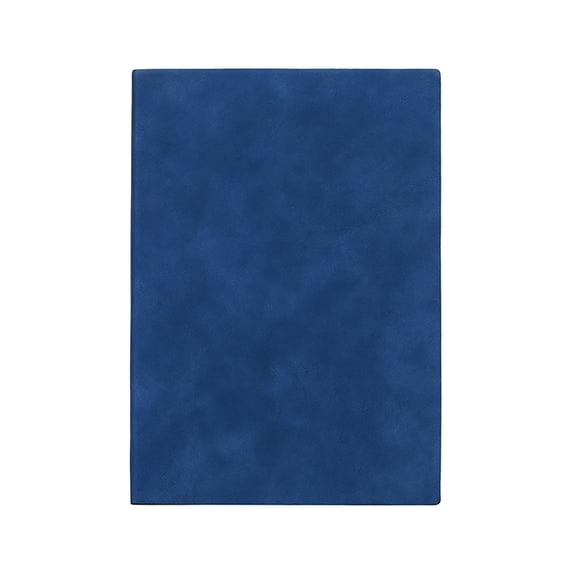 Leeye A5 Sheepskin Notebook, Business Notepad with Soft Cover, Professional Stationery Journal for Meetings & Work, Navy Blue