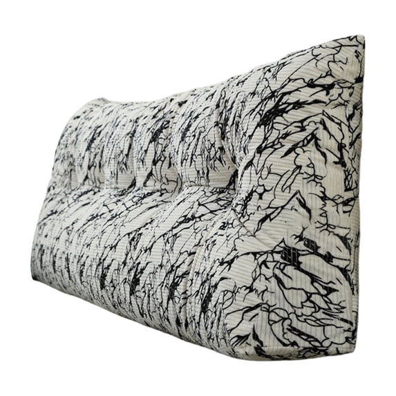 Leeye Back Cushion Reading Backrest Comfortable Triangle Side Suitable Sitting Bed for Sofa Couch Bedroom Living Room