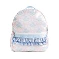 thumbnail image 1 of Leeye Backpack Cute Floral Heavy Custom Ruffle Rib Latice Inch Duty Bookbag Daycare Rose Blue Birthday, 1 of 3